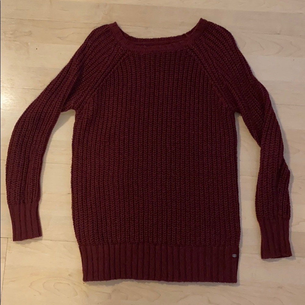 Burgundy Jegging Sweater